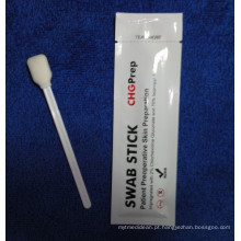 (Hot) esterilização da pele anti-séptico hospício pré-prepoterapia paciente swabsticks para cirurgia (2% de CHG + 70% IPA)